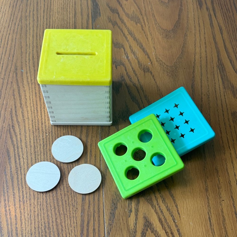 Wooden Coin Bank